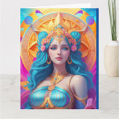 Griekse godin Aphrodite in haar pracht Kaart (Voorkant)