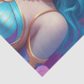 Griekse godin Aphrodite in haar pracht Tissuepapier (Detail)