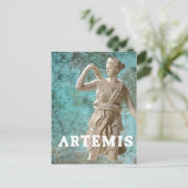 Griekse godin Artemis Mythologie Briefkaart (Staand voorkant)