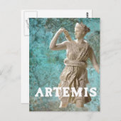 Griekse godin Artemis Mythologie Briefkaart (Voorkant / Achterkant)