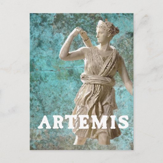 Griekse godin Artemis Mythologie Briefkaart (Voorkant)