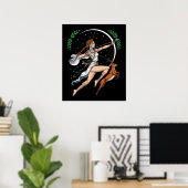 Griekse godin Artemis Poster (Thuiskantoor)