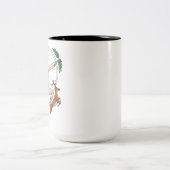 Griekse godin Artemis Tweekleurige Koffiemok (Center)