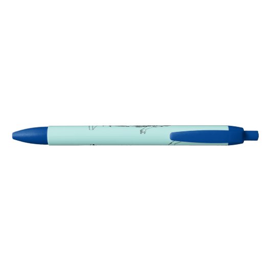 Griekse godin Athena & Monogram Pen (Achterkant)