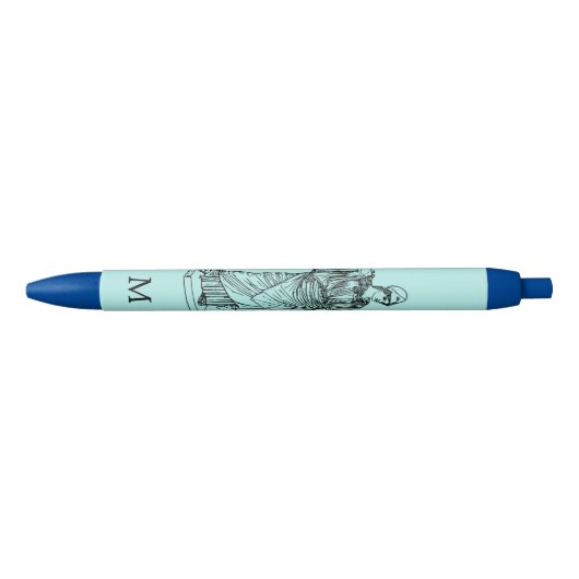 Griekse godin Athena & Monogram Pen (Voorkant)
