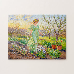 Griekse godin Chloris Lentetuin Legpuzzel