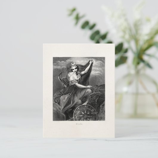 Griekse godin Diana Artemis Roman Ancient Briefkaart (Staand voorkant)