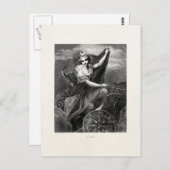  Griekse godin Diana Artemis Roman Ancient Briefkaart (Voorkant / Achterkant)