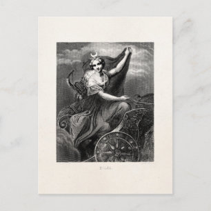  Griekse godin Diana Artemis Roman Ancient Briefkaart