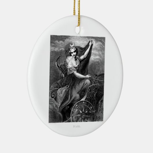  Griekse godin Diana Artemis Roman Ancient Keramisch Ornament (Rechts)