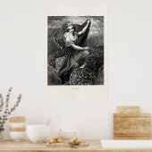 Griekse godin Diana Artemis Roman Ancient Poster (Keuken)