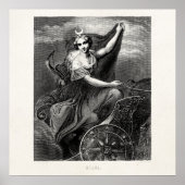  Griekse godin Diana Artemis Roman Ancient Poster (Voorkant)