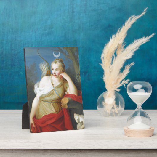 Griekse godin Diana van de Hunt Altar Fotoplaat (Zijkant)