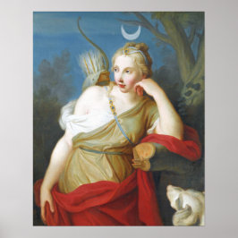 Griekse Godin Diana van de Jacht Poster