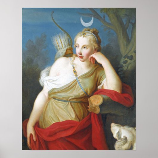 Griekse Godin Diana van de Jacht Poster (Voorkant)