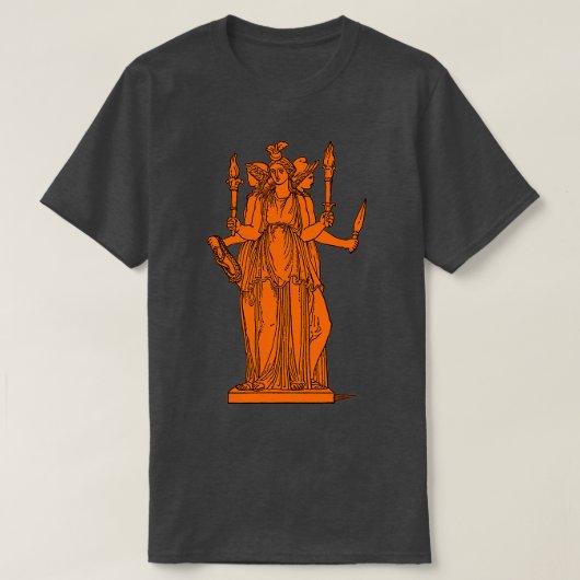 Griekse godin Hecate T-shirt (Design voorkant)