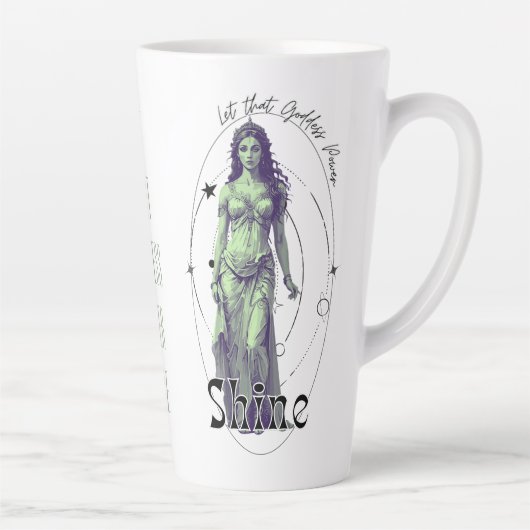 Griekse godin latte mok (Rechts)