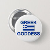 Griekse godin ronde button 5,7 cm (Voorkant /achterkant)