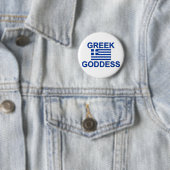 Griekse godin ronde button 5,7 cm (In situ)