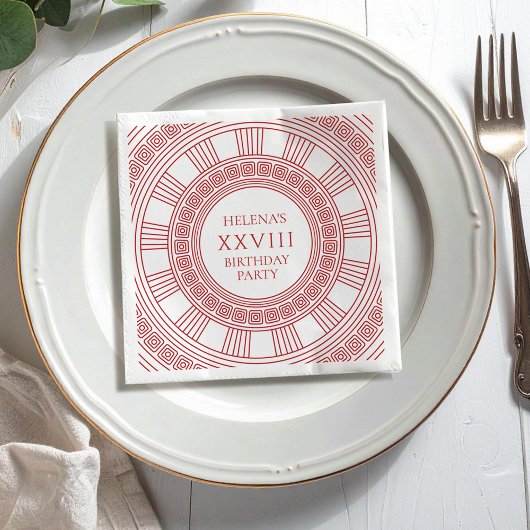 Griekse godin thema Verjaardagsfeest Servet