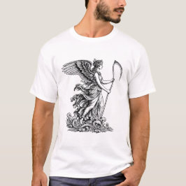 Griekse godin Venus de zee met de lange zeis T-shirt
