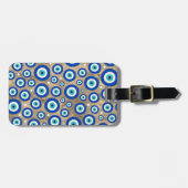 Griekse gouden achtergrond voor het patroon van he bagagelabel (Voorkant horizontaal)