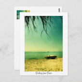 Griekse groeten briefkaart (Voorkant / Achterkant)