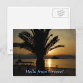 Griekse groeten briefkaart (Voorkant / Achterkant)