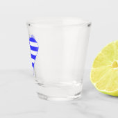 Griekse Hart Funky Vlag Shot Glas (Rechts)