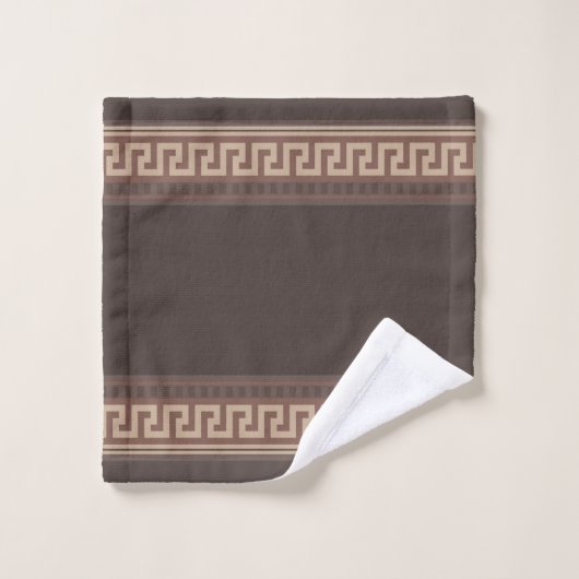 Griekse hoofdgrens bad handdoek (Wasdoekje)
