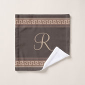 Griekse hoofdgrens bad handdoek (Wasdoekje)