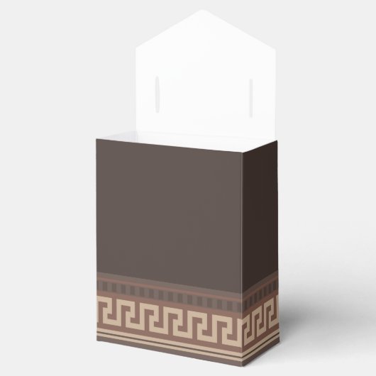 Griekse hoofdgrens bedankdoosjes (Geopend)