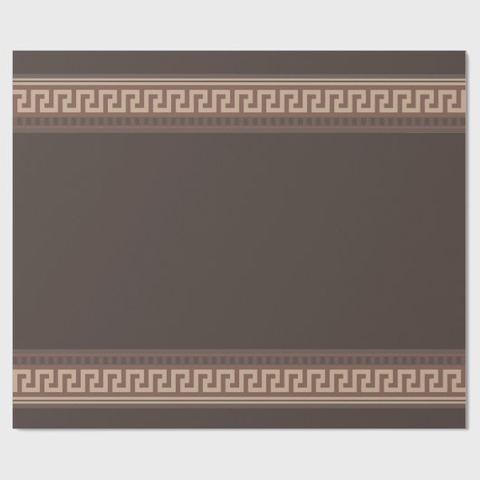 Griekse hoofdgrens cadeaupapier (Vlak)