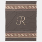 Griekse hoofdgrens fleece deken (Voorkant)