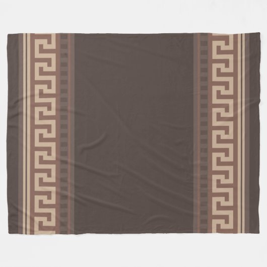 Griekse hoofdgrens fleece deken (Voorkant (Horizontaal))