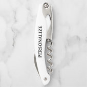 Griekse hoofdgrens gepersonaliseerd kurkentrekker (Achterkant)