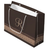 Griekse hoofdgrens groot cadeauzakje (Voorkant Gekanteld)