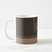 Griekse hoofdgrens koffiemok (Links)