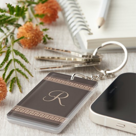 Griekse hoofdgrens sleutelhanger (Voorkant Rechts)