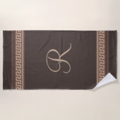 Griekse hoofdgrens strandlaken (Voorkant)