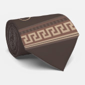 Griekse hoofdgrens stropdas (Opgerold)