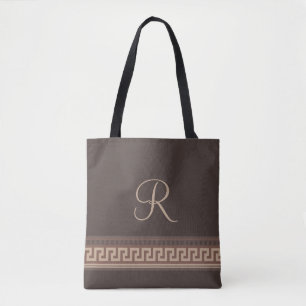 Griekse hoofdgrens tote bag