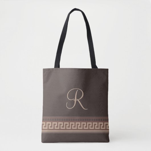 Griekse hoofdgrens tote bag (Voorkant)