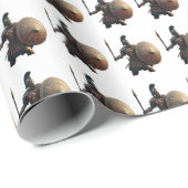 Griekse Hoplite Cadeaupapier (Rol Hoek)