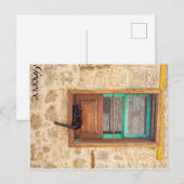 Griekse kat briefkaart (Voorkant / Achterkant)