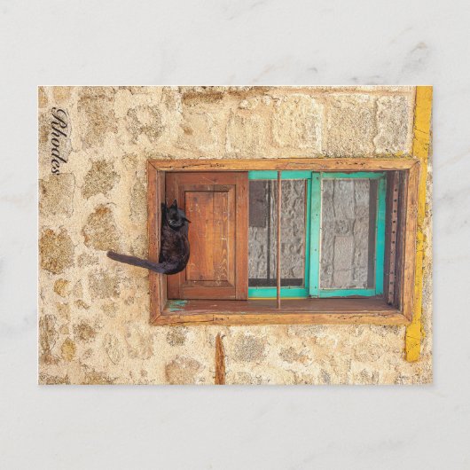 Griekse katachtige briefkaart (Voorkant)