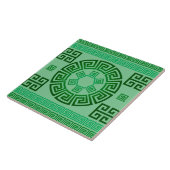 Griekse keramische Tegel Tegeltje (Zijkant)