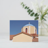 Griekse kerk briefkaart (Staand voorkant)