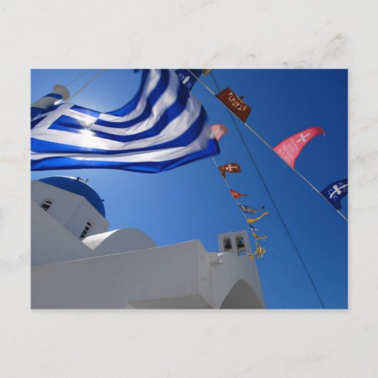 Griekse kerk briefkaart (Voorkant)