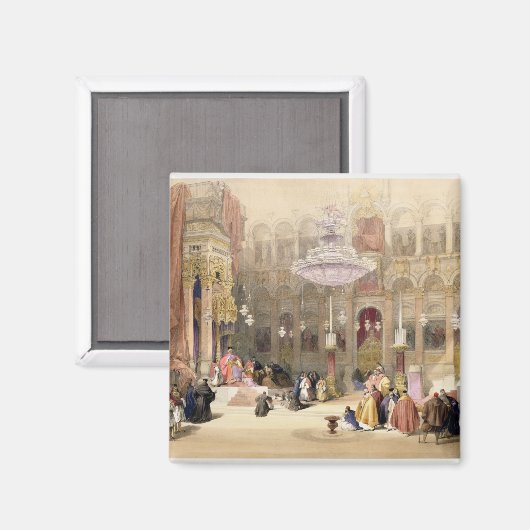 Griekse kerk van de Heilige Sepulcher, Jeruzalem,  Magneet (Voorkant / Achterkant)